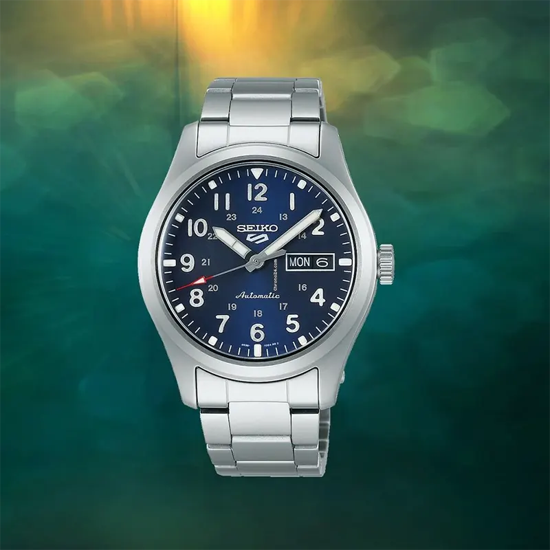 Seiko 5 Sports Field Sports Style Blue Dial Men's Watch- SRPG29K1